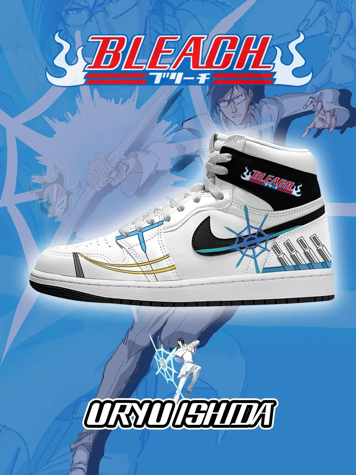 Uryu Ishida V.1 Custom High-Top Sneakers