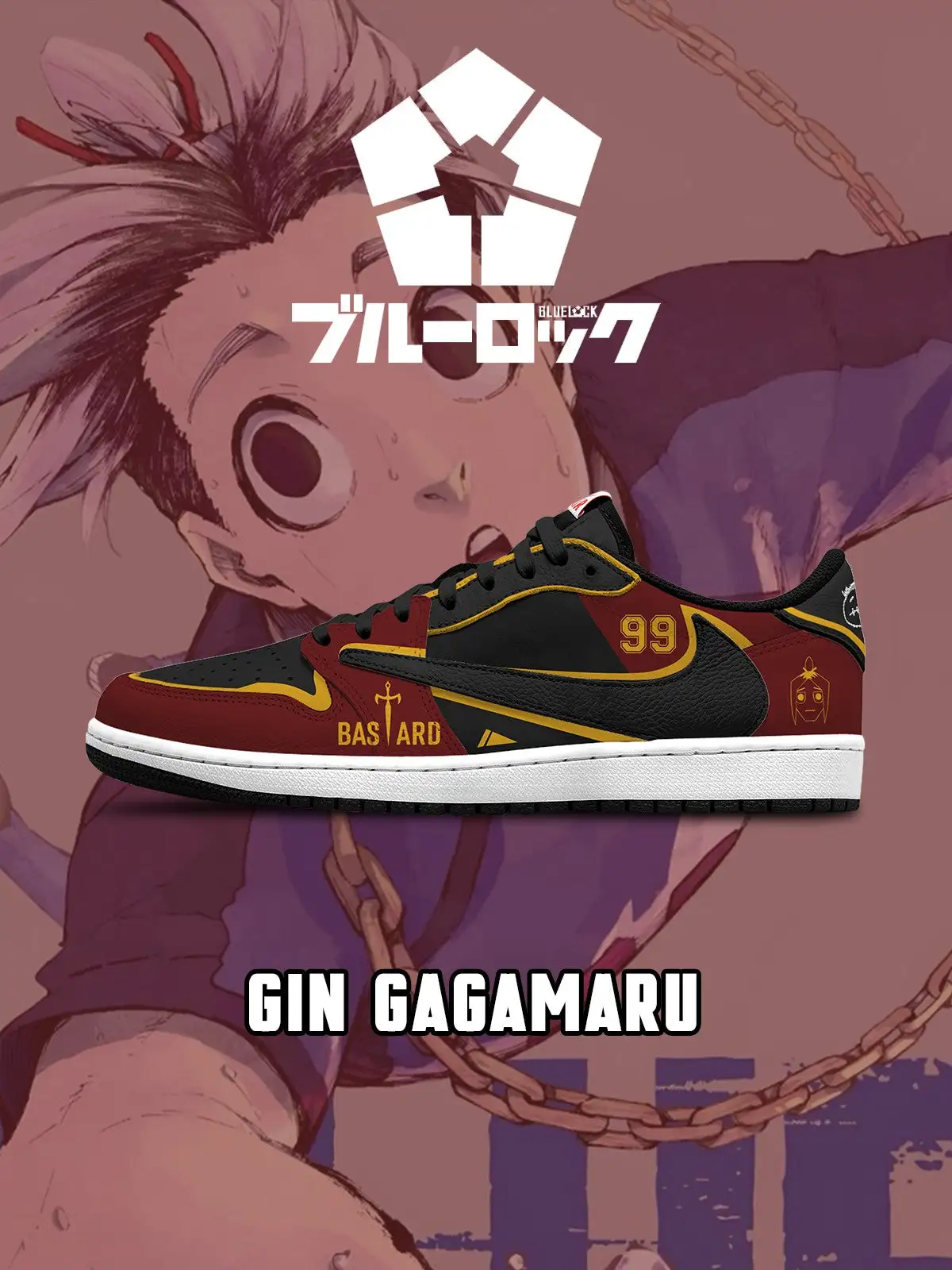 Gin Gagamaru V.2 Custom TS Low Sneakers