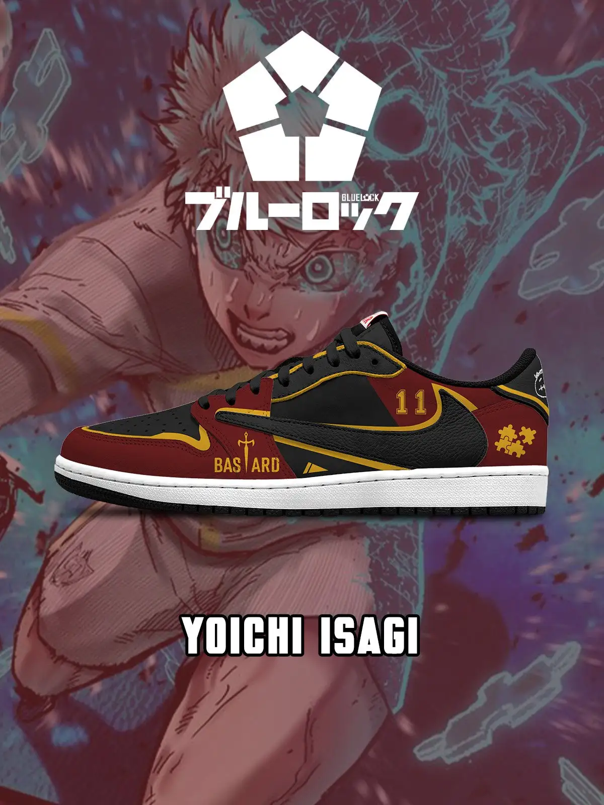 Yoichi Isagi V.2 Custom TS Low Sneakers