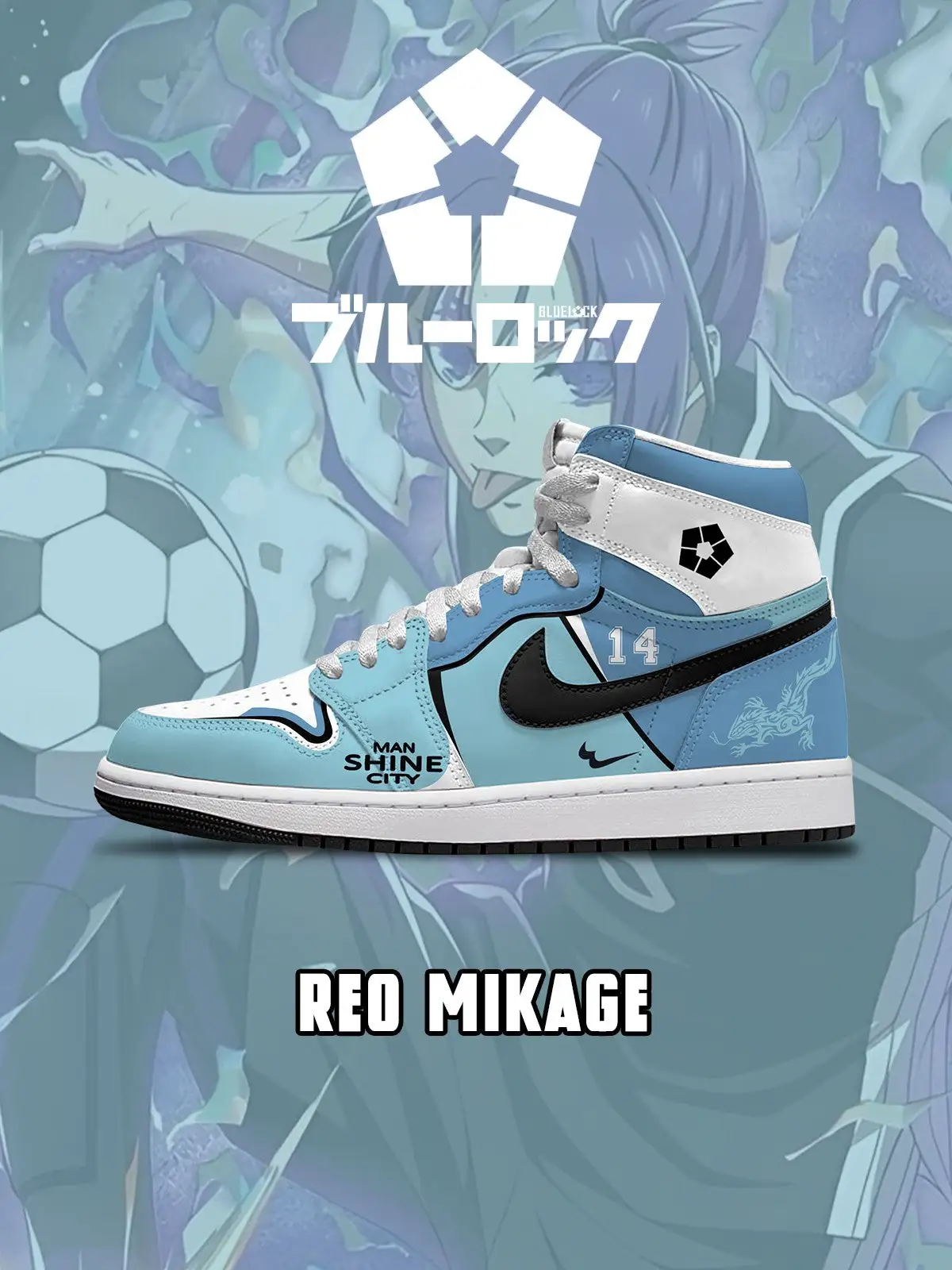 Reo Mikage V.2 Custom High-Top Sneakers