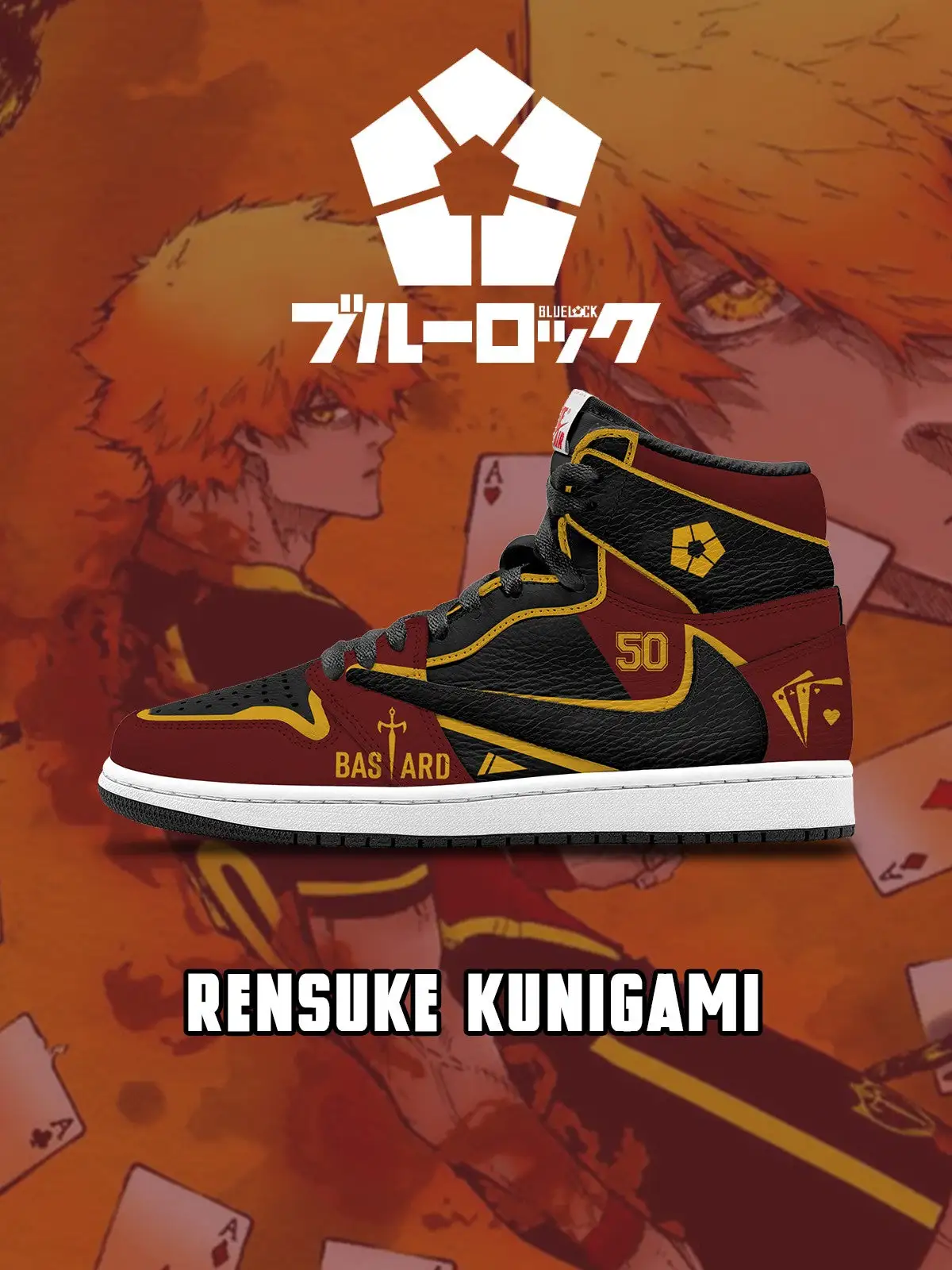 Rensuke Kunigami V.2 Custom TS High Sneakers