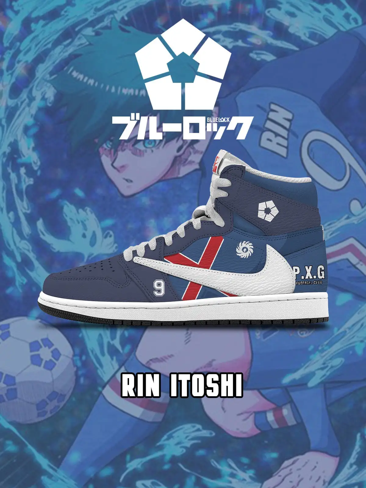 Rin Itoshi V.2 Custom TS High Sneakers