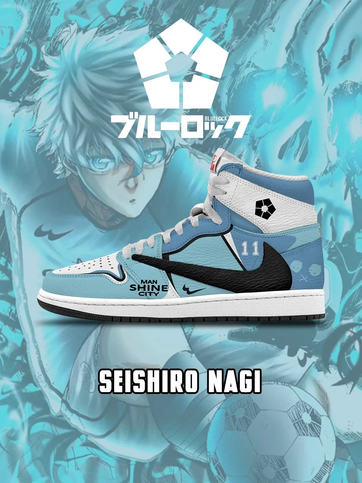 Seishiro Nagi V.2 Custom TS High Sneakers