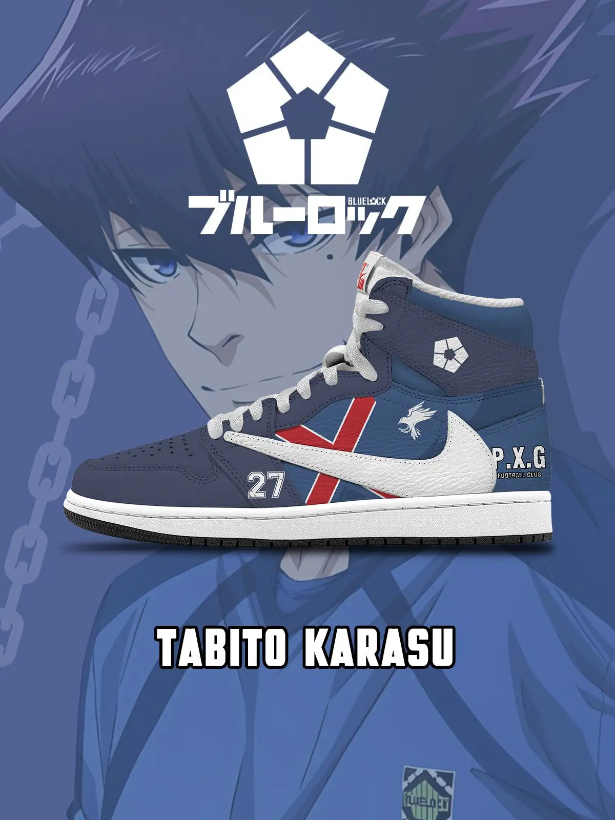 Tabito Karasu V.2 Custom TS High Sneakers