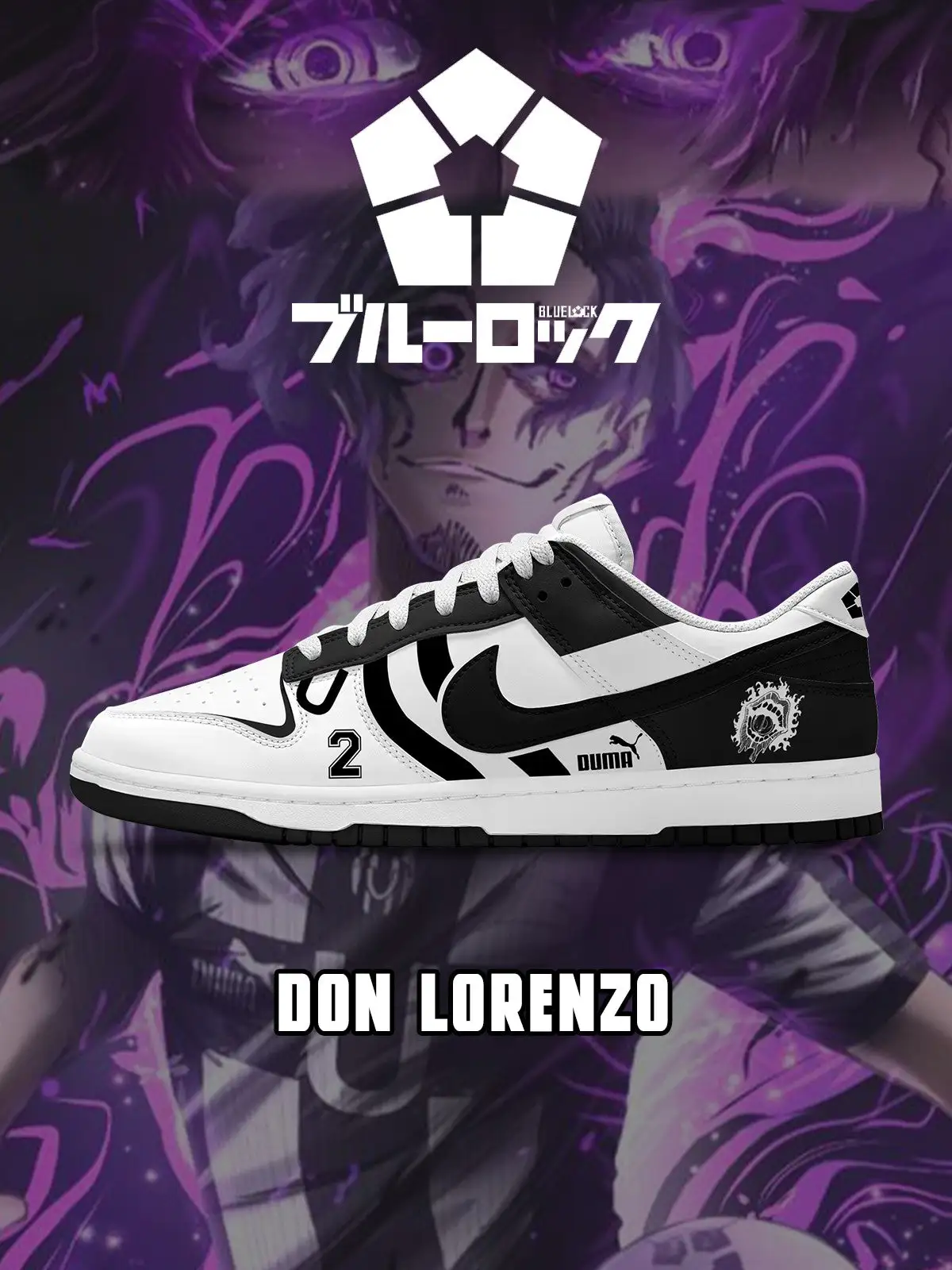 Don Lorenzo V.2 Custom Court-Low Sneakers