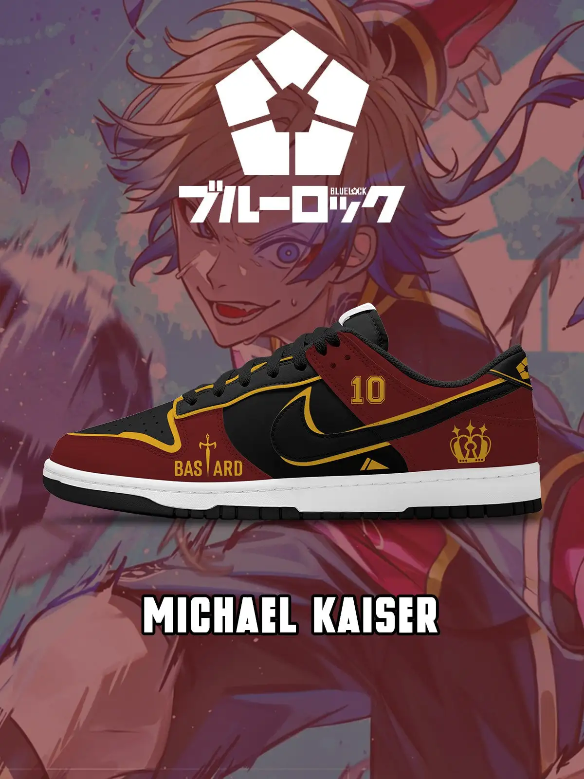 Michael Kaiser V.2 Custom Court-Low Sneakers