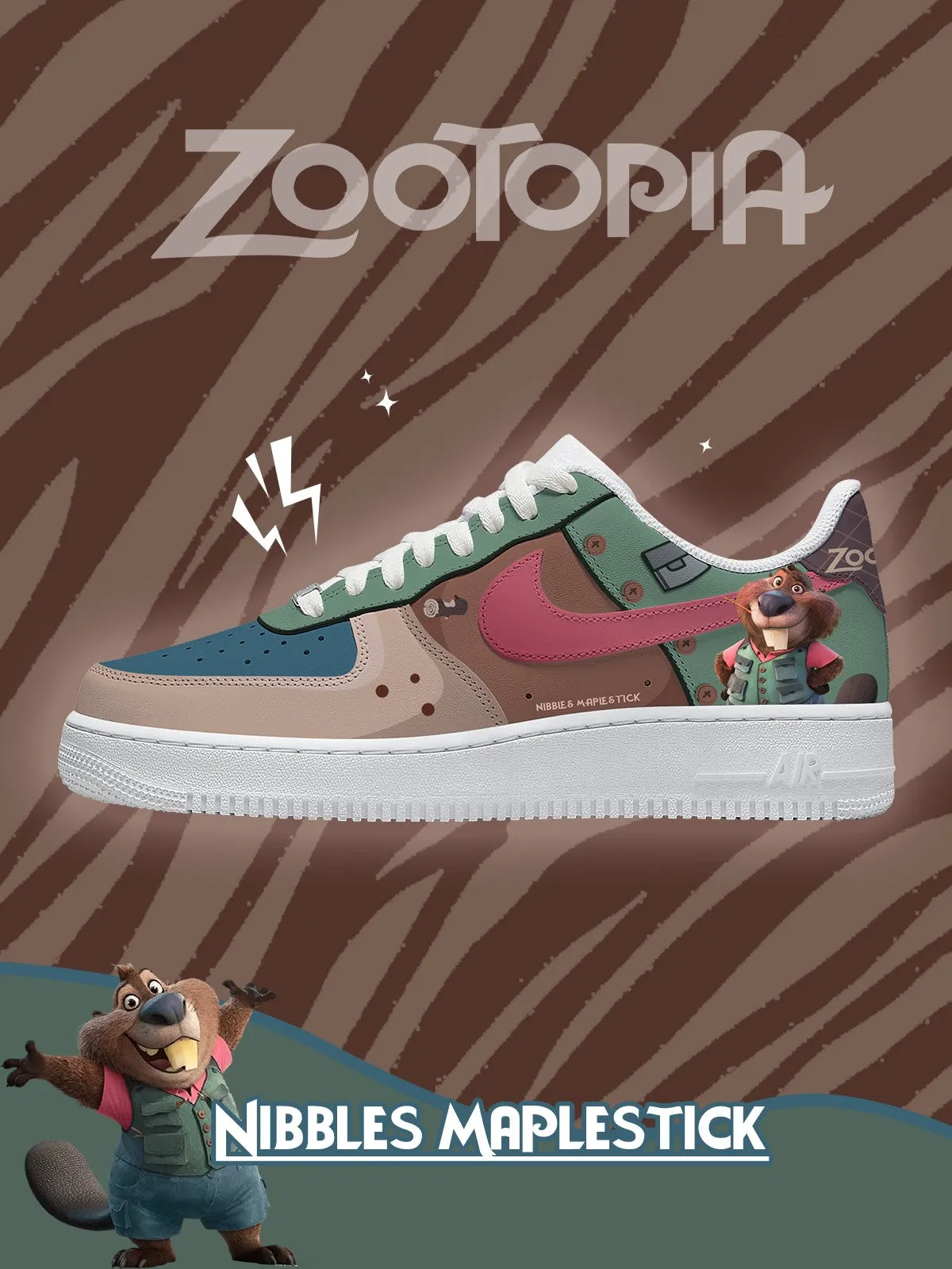 Nibbles Maplestick V.1 Custom Sneakers